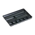 Workstation Regeneration 9-Section Drwr Organizer Plastic Black WO9100